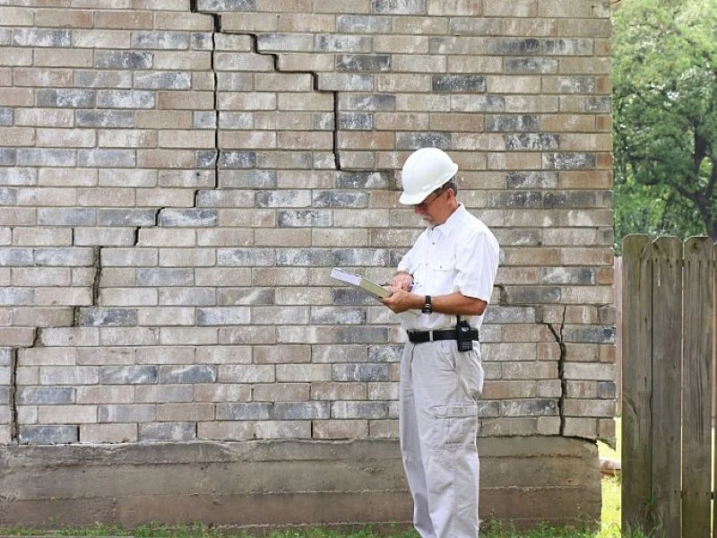 cracked wall structural repair Jeffersontown, KY