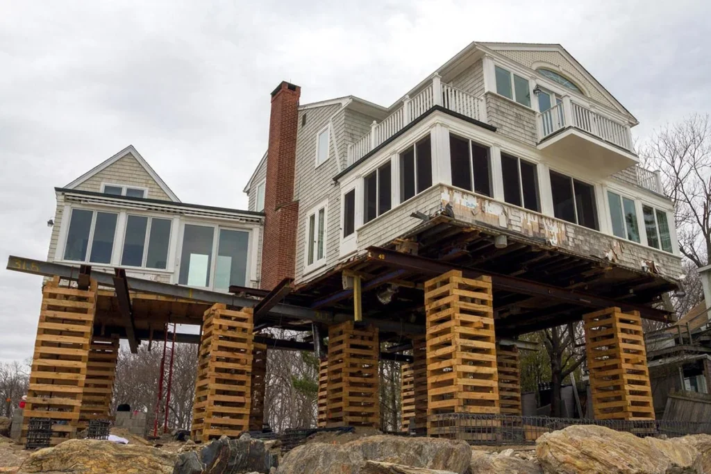 elevated pilings or stillts foundation repair Jeffersontown, KY