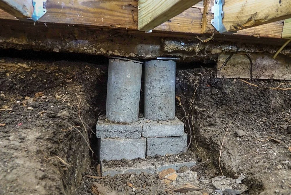pier and beam block and base foundation repair Jeffersontown, KY